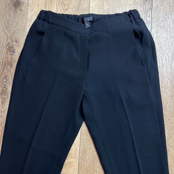 J. Crew Black Easy Cropped Pants Size 4 - Picture 4 of 9
